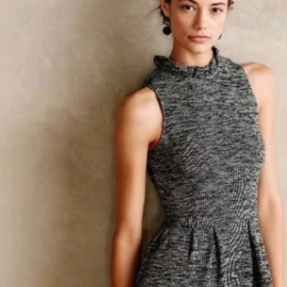 Anthropologie Ganni Sleeveless Textured Dress